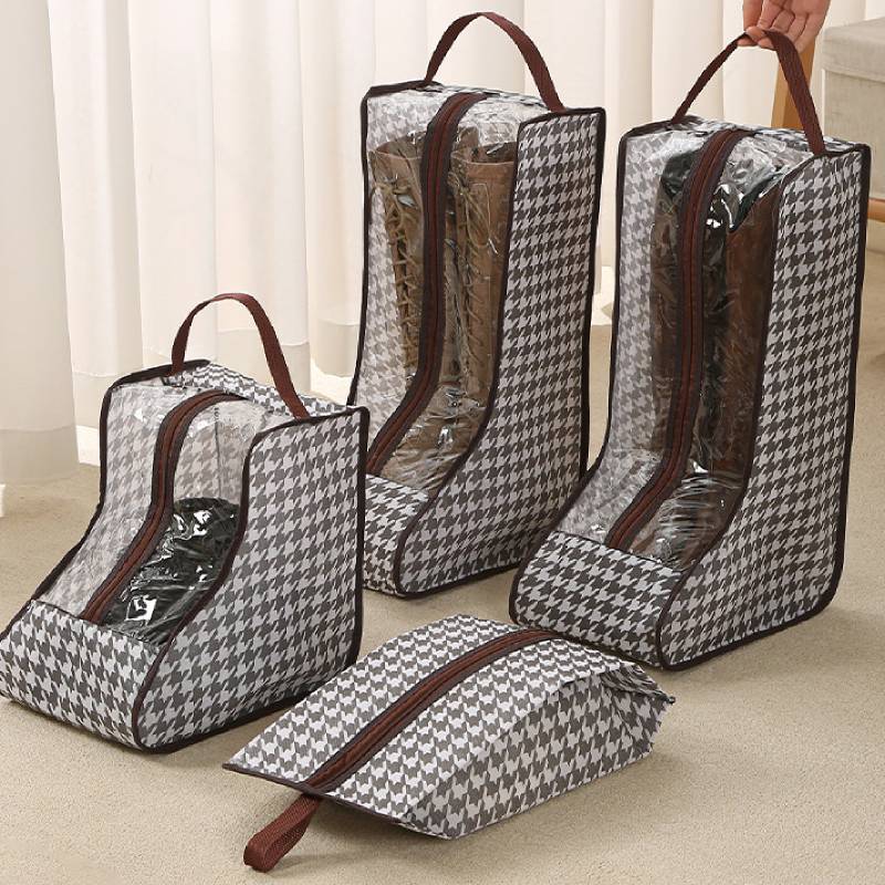 Boots - Hohe Stiefel-Aufbewahrungstaschen mit transparentem PVC-Fenster, atmungsaktiver,