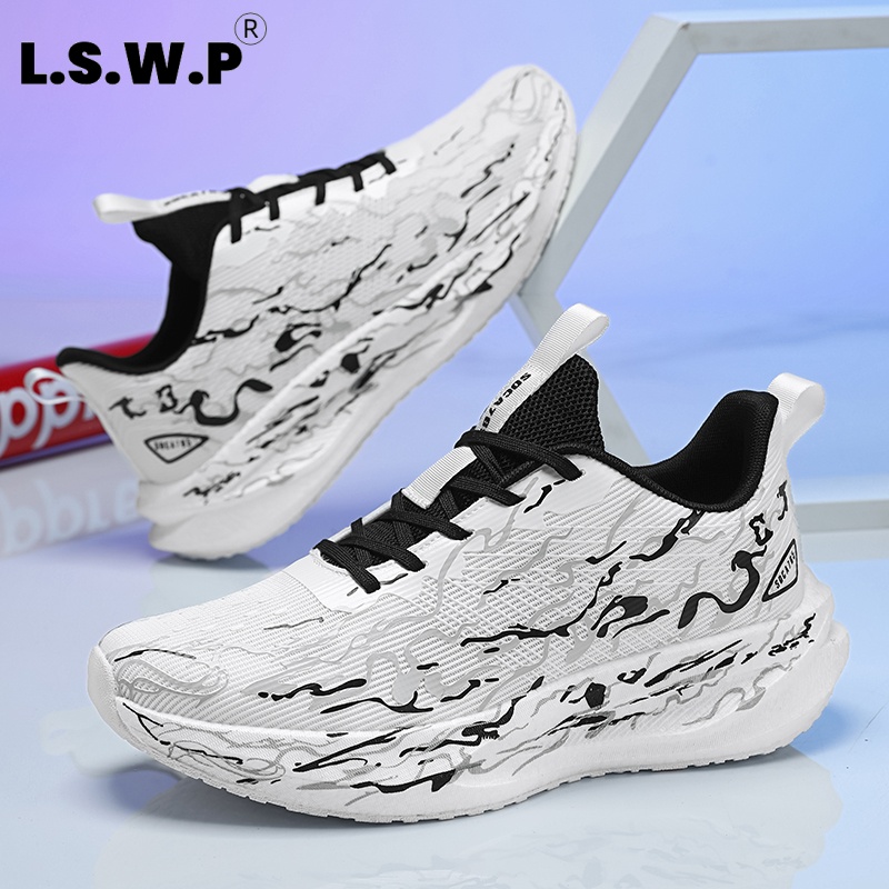 Damen-Sneaker, gepolstert und  – Knit Fabric Lace Up Sneakers Bewertung und Preis