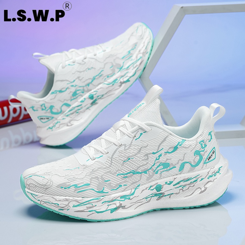 Damen-Sneaker, gepolstert und  – Knit Fabric Lace Up Sneakers Bewertung und Preis