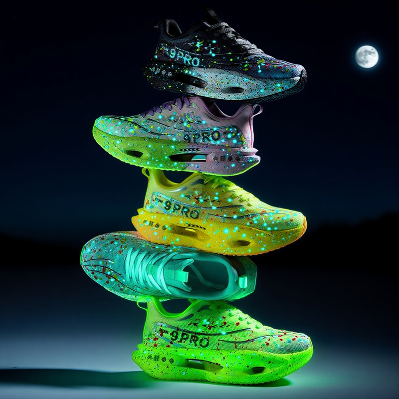 Neue Herren-Laufschuhe mit wei – Reflective Night Running Shoes Bewertung und Preis