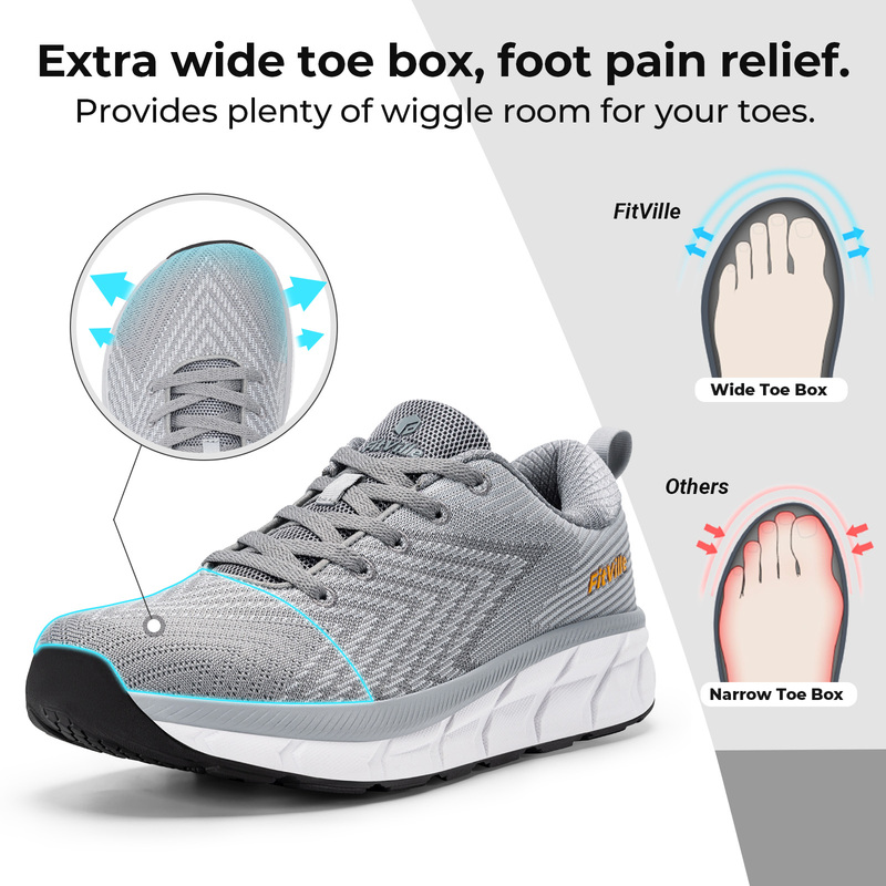 FitVille Herren-Sneaker mit we – Breathable Mesh Athletic Shoes Bewertung und Preis