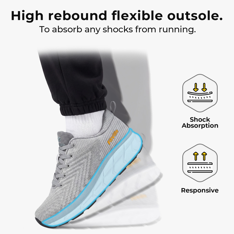 FitVille Herren-Sneaker mit we – Breathable Mesh Athletic Shoes Bewertung und Preis