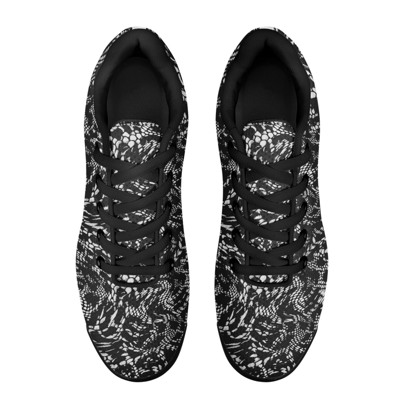 PENSTROLL Schlangenmuster-Desi – Knit Fabric Lace Up Sneakers Bewertung und Preis