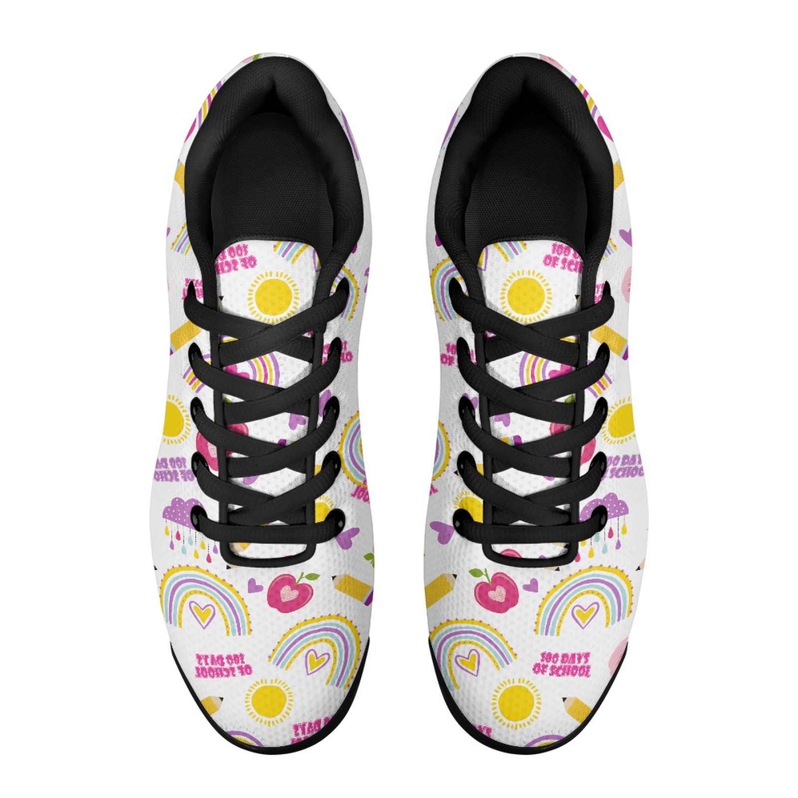 PENSTROLL Regenbogen-Schulschu – Knit Fabric Lace Up Sneakers Bewertung und Preis